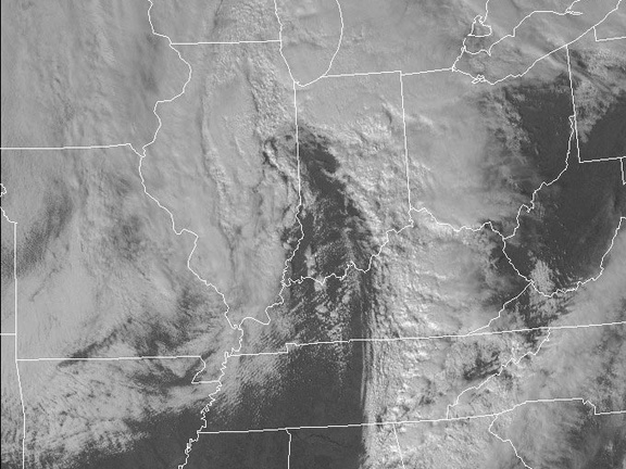 Visible Satellite: February 11, 2009 Wind Storm