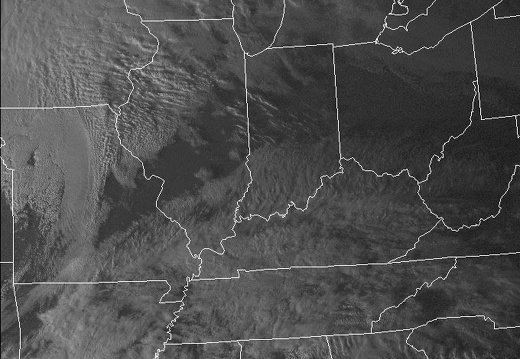 Visible Satellite: February 11, 2009 Interesting clouds after storm