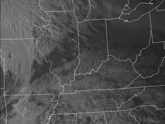 Visible Satellite: February 11, 2009 Interesting clouds after storm