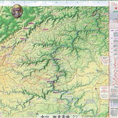 3D map of the Big South Fork