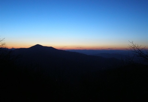 Friday night sunset in the Appalachians