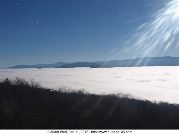 Fog in Cades Cove