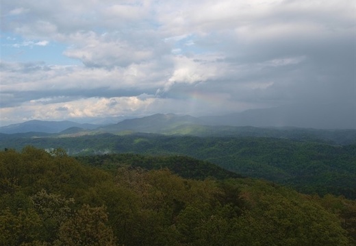 Rainbow over Rich Mountain