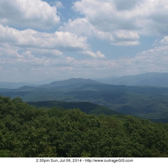 Summer afternoon in the mountains