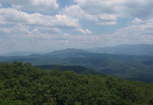 Summer afternoon in the mountains