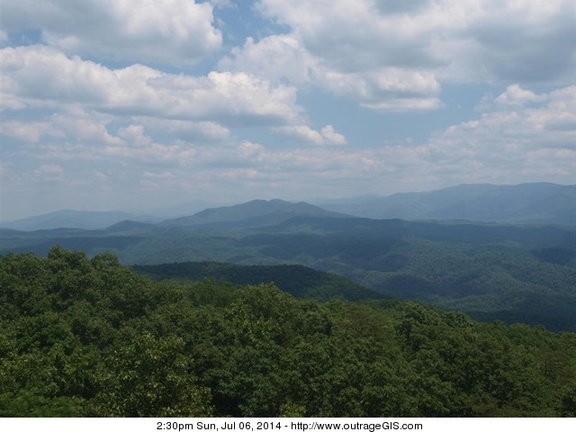 Summer afternoon in the mountains