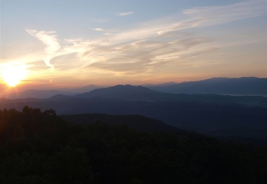 Sunrise in the Smokies