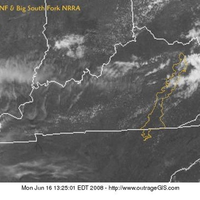 Archive of weather images of areas our maps cover