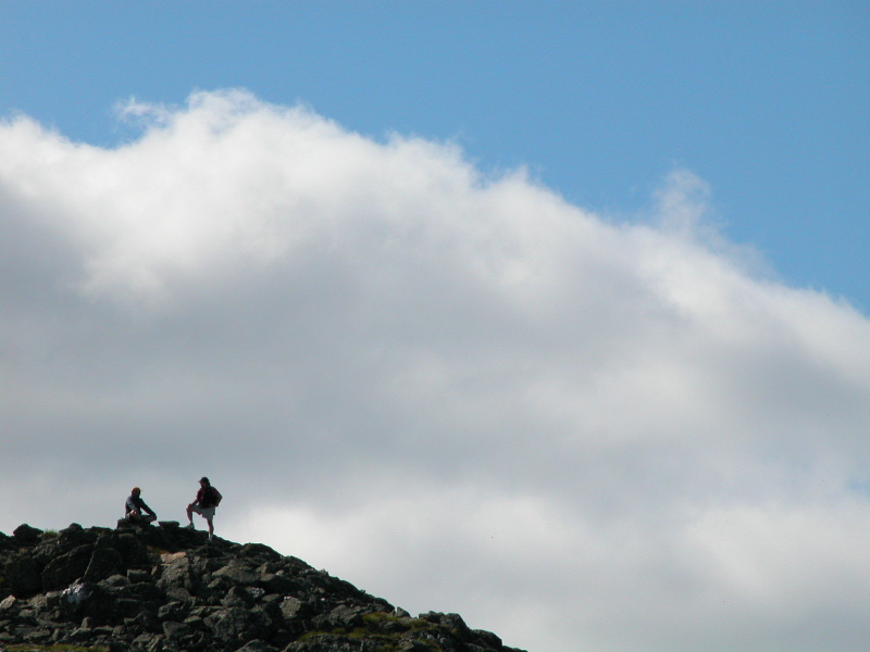 Day Hikers from Mt. Washington Summit