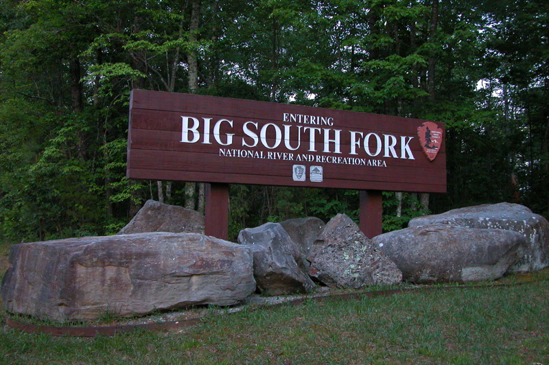 Entrance to Big South Sign.