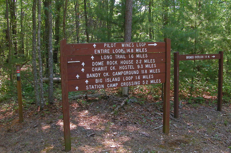 Station Camp Creek, Pilot-Wines Loop, Equestrian trail.