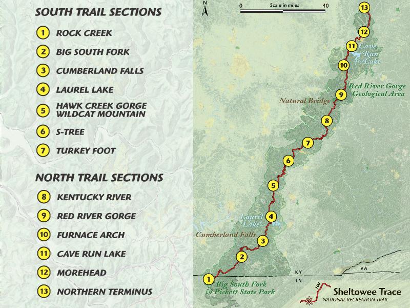 The major sections for which we will produce maps