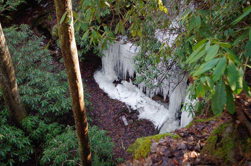 Small stream frozen