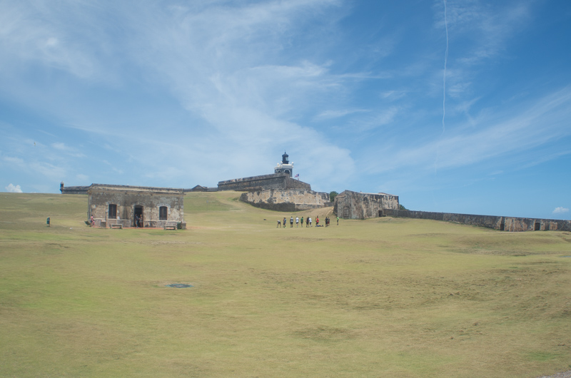 Great lawn of El Morro