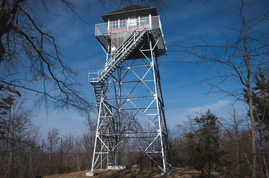 Restored Pinnacle fire tower