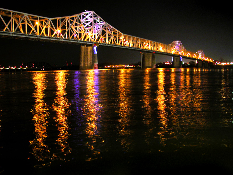 Bridge across River Level