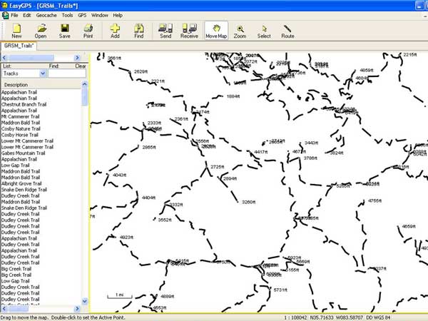 GPX Trail data