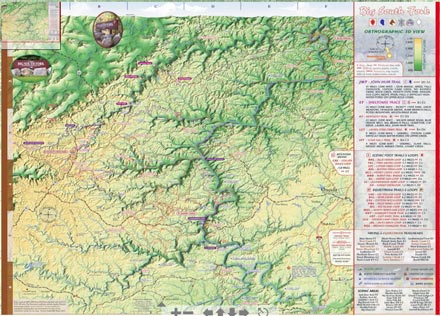 3D map of the Big South Fork