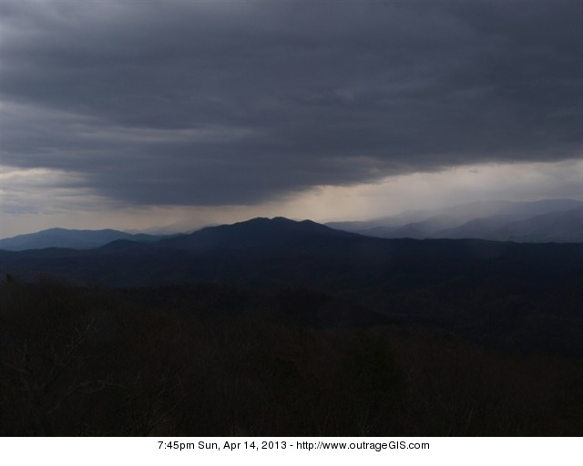 Spring Showers in the Mountains