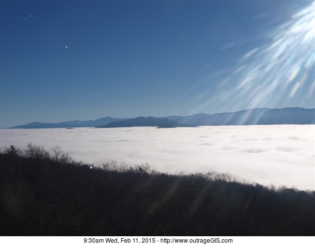 Fog in Cades Cove