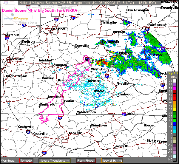 Daniel Boone NF Radar