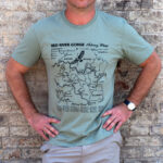 Red River Gorge Trail Map Tee
