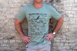 Red River Gorge Trail Map Tee